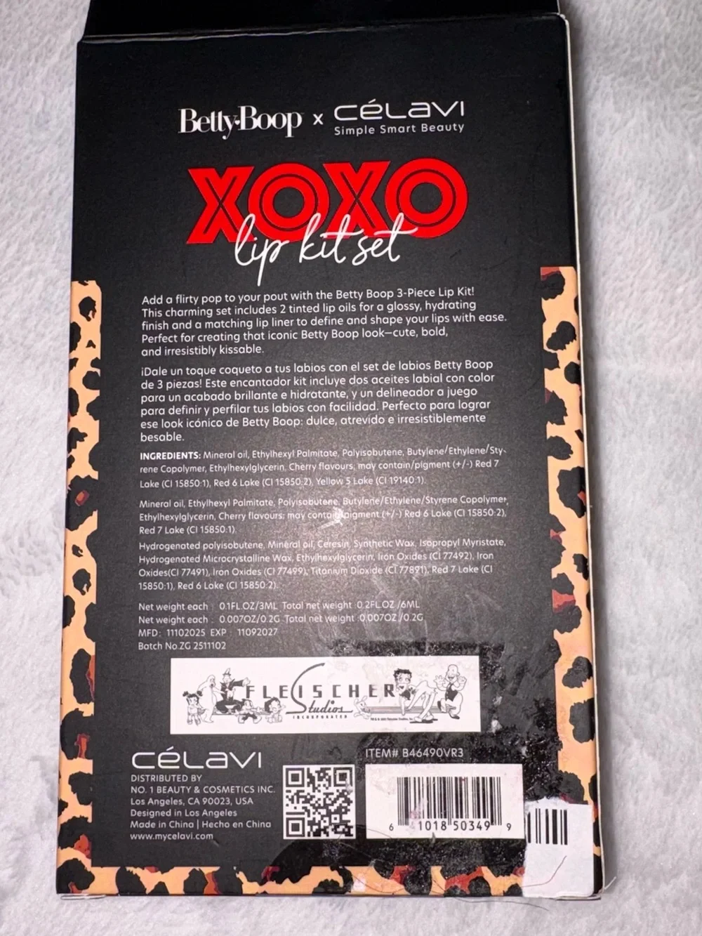 Betty Boop + C’ELAVI Collab Make-Up Bundle NEW WITH TAGS
